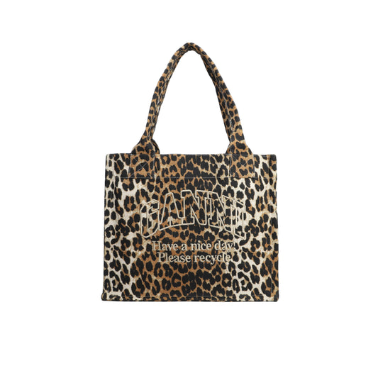 Ganni Leopard Shopper Bag - תיק גאני מיני