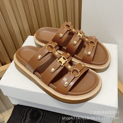 Celine Gladiator Slides - כפכפי סלין