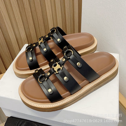 Celine Gladiator Slides - כפכפי סלין