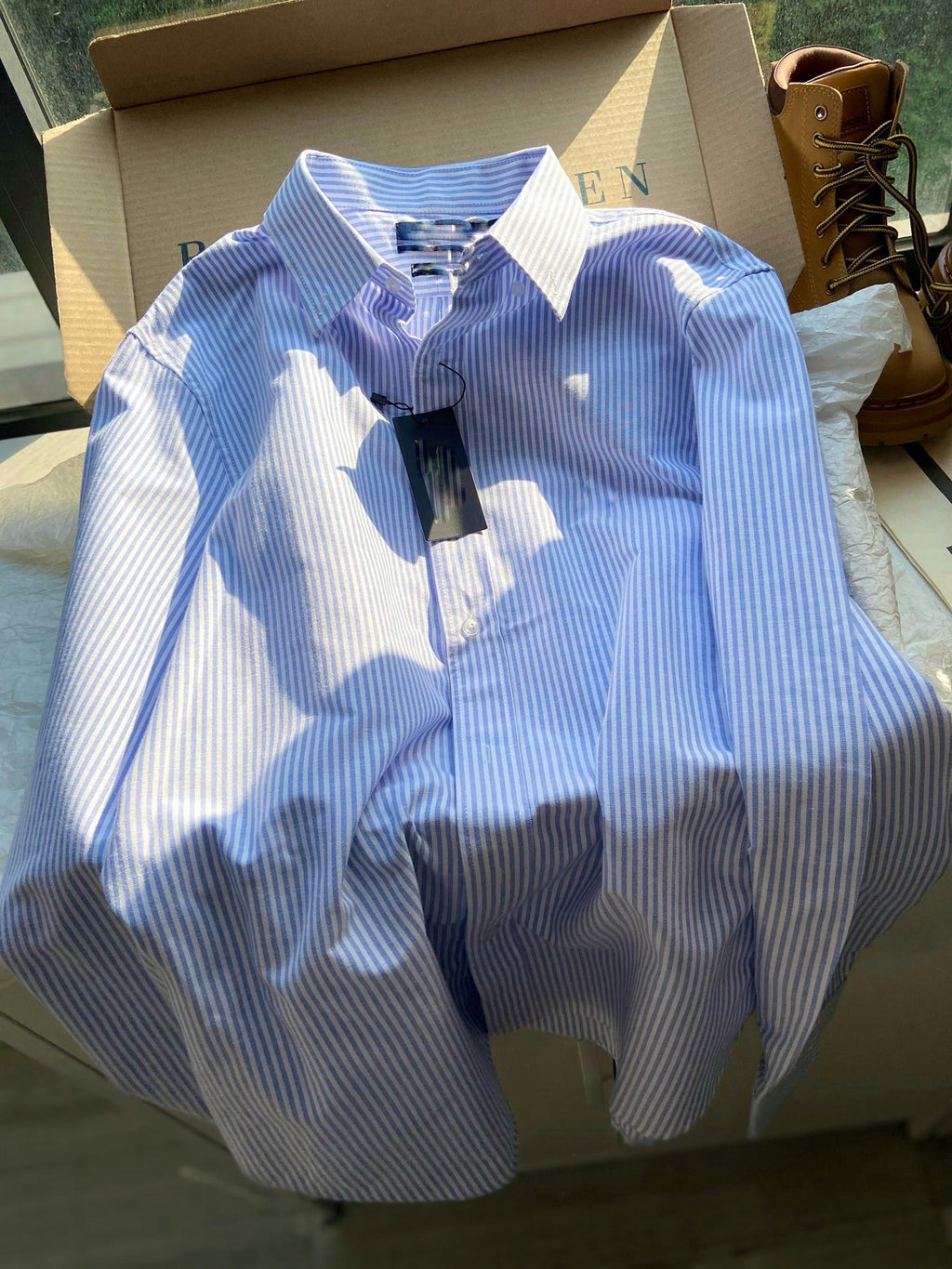 מכופתרת לורן פסים | Lauren Shirt