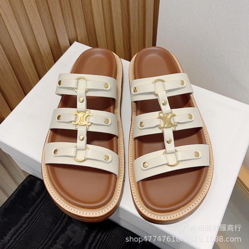 Celine Gladiator Slides - כפכפי סלין